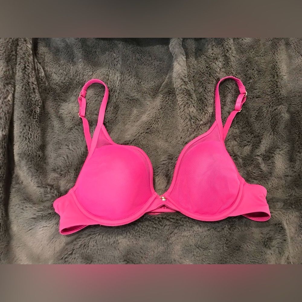 NWOT ThirdLove Classic Uplift Plunge Bra in Fuchsia Pink
